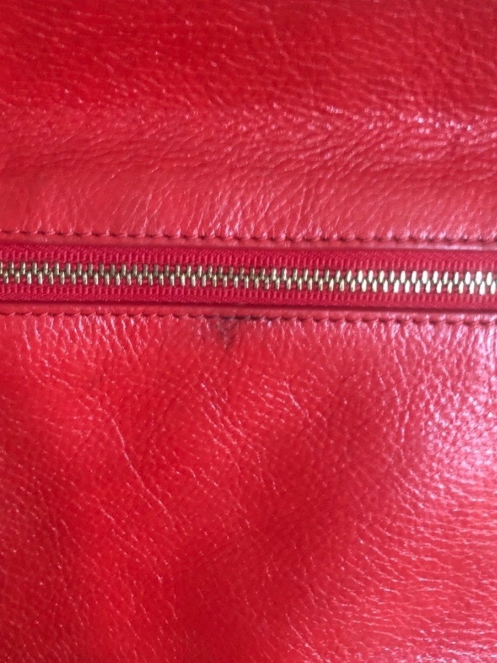 Tory Burch Bag Purse  Bombe Reva Tory Red Leather Clutch & Shoulder Bag Red - Picture 6 of 12